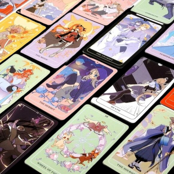 Anime Tarot Deck Mini by Natasha Yglesias. Full 78 Card Deck - Picture 4 of 5